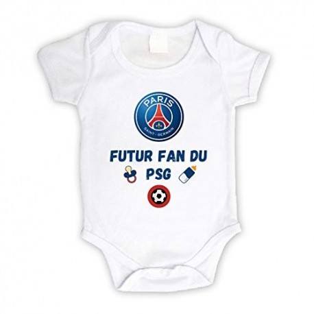Body bébé personnalisé futur fan du PSG