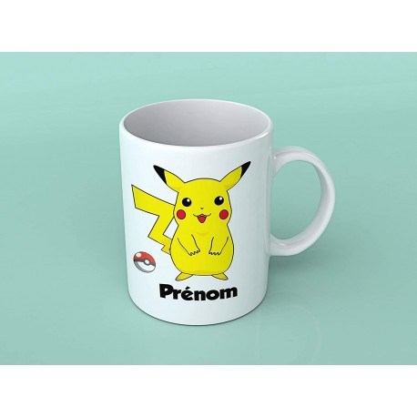 Mug tasse personnalisé Pikachu Pokemon