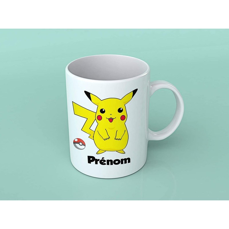Mug personnalisé avec pikachu,tasse pokemon originale