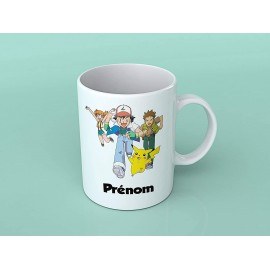 Mug tasse personnalisé Pikachu et Sacha