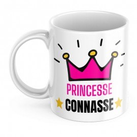Mug tasse personnalisé princesse connasse 