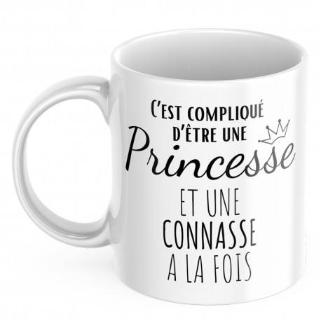 Mug tasse personnalisé c'est compliqué d'être une princesse