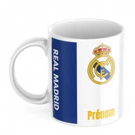 Tasse personnalisée Real de Madrid avec prénom